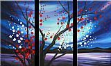 Chinese Plum Blossom Canvas Paintings - CPB0419